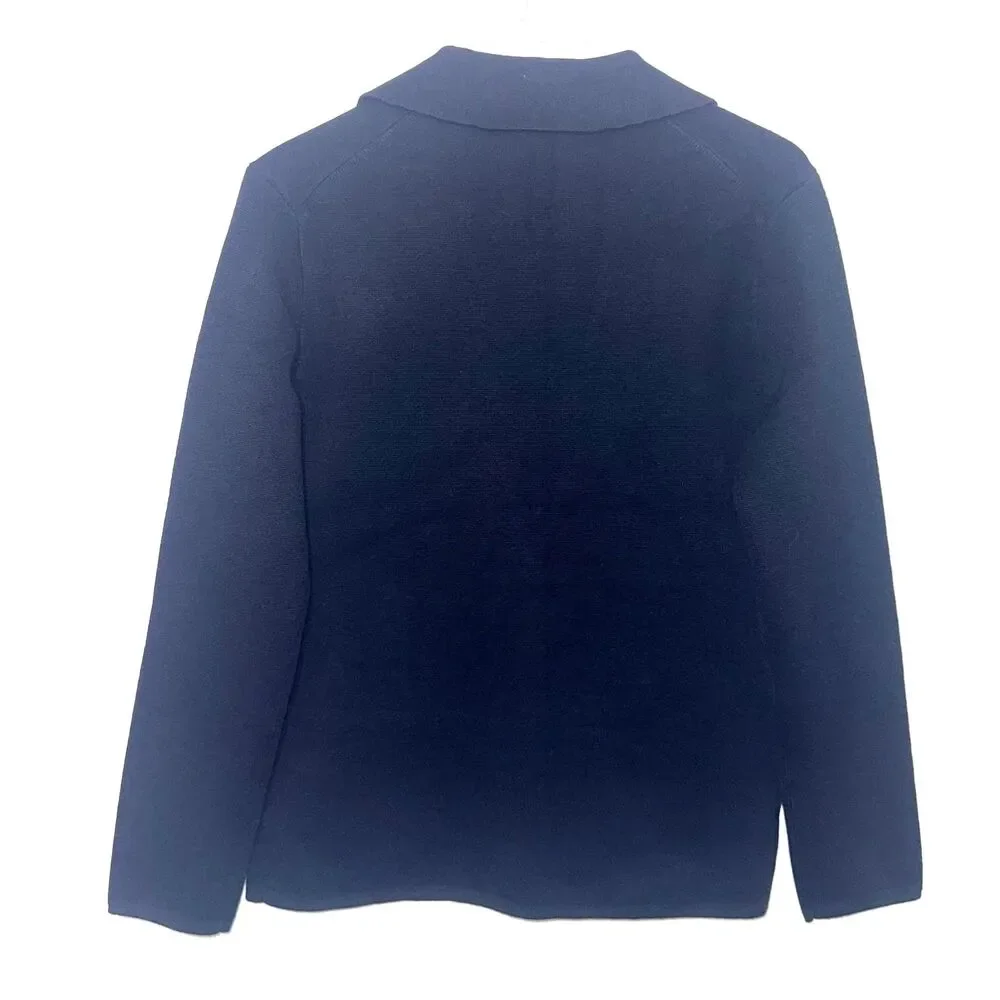 J.Crew Camille Shrunken Sweater Blazer AW687 - Black XS